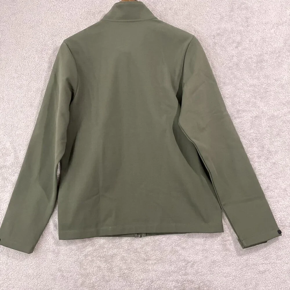 NEW 32 Degrees Heat Men Small Green Full-Zip Jacket  Long Sleeve Outerwear